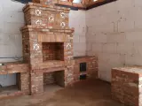 Классический комплекс барбекю из старинного царского кирпича 19 века — фото 1