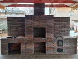Комплекс барбекю из ригельного кирпича Скрябин Керамикс — фото 9