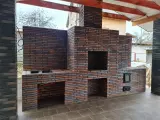 Комплекс барбекю из ригельного кирпича Скрябин Керамикс — фото 12
