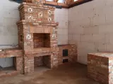 Классический комплекс барбекю из старинного царского кирпича 19 века — фото 2
